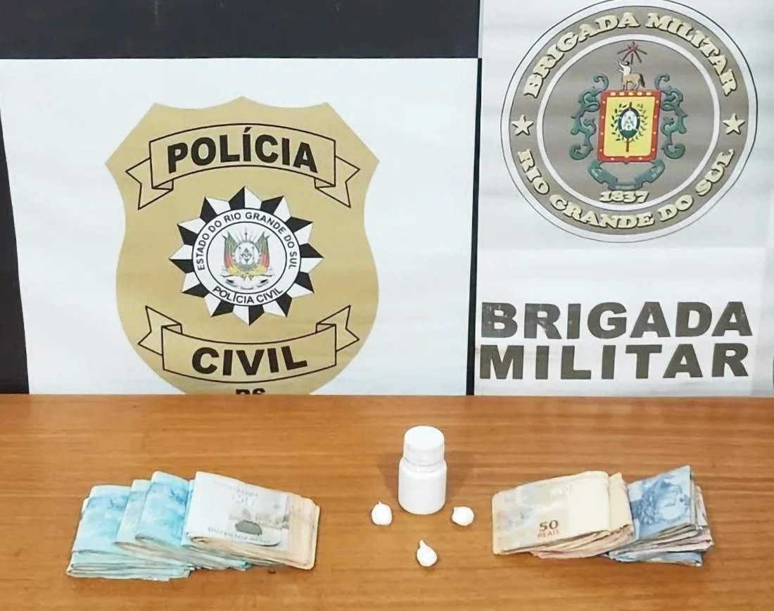 Capa Operação conjunta prende homem por tráfico de drogas em Três Passos