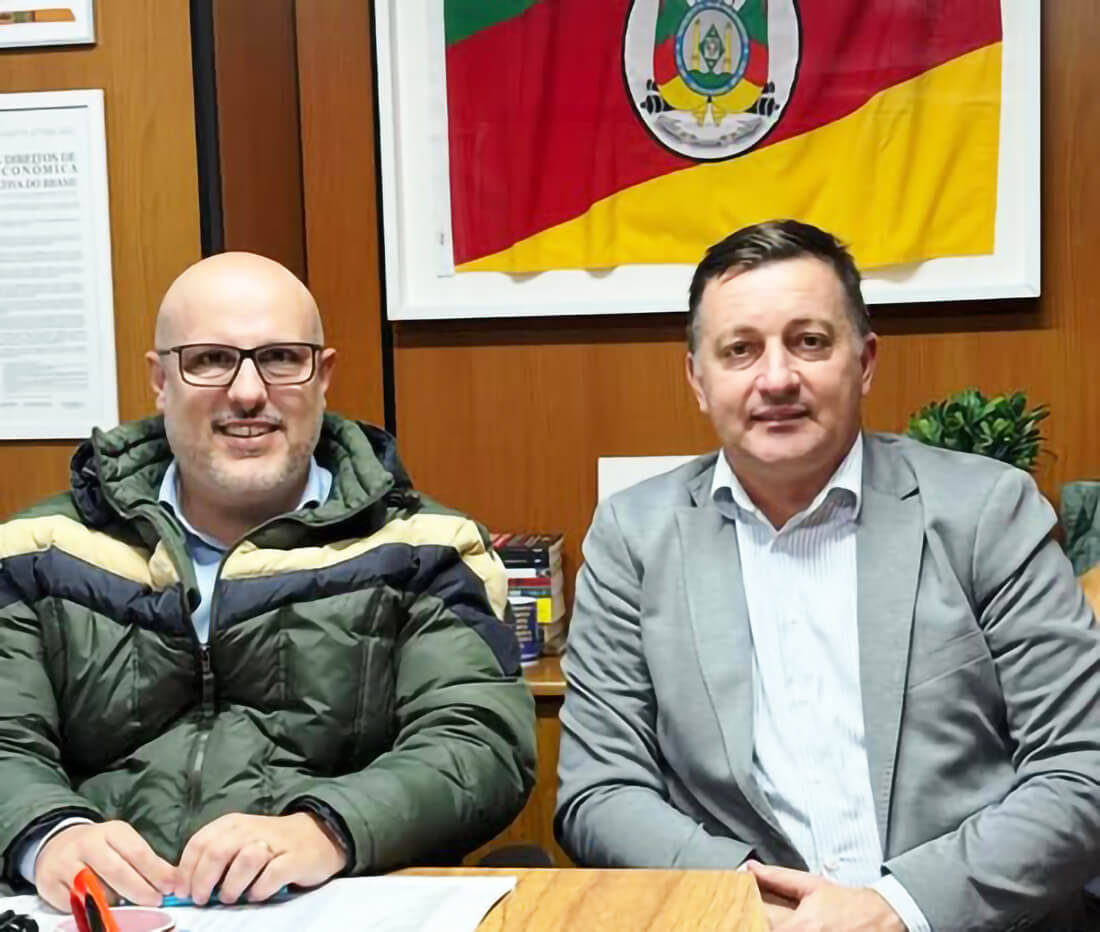 Capa Prefeito de Três Passos visita deputado Rodrigo Lorenzoni e reforça parcerias por investimentos e turismo regional