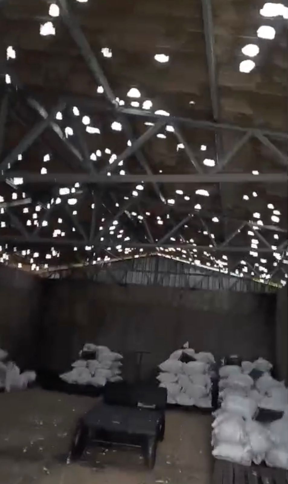 Capa Chuva de granizo atingiu fábrica de pólvora da COOGAMAI em Ametista do Sul e paralisou produção