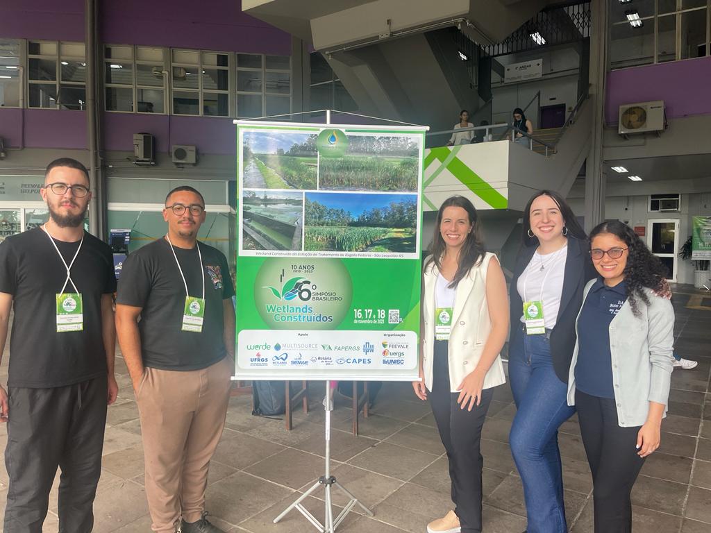 Capa Grupo de Pesquisa da UFSM/FW participa do 6º Simpósio Brasileiro sobre Wetlands Construídos 