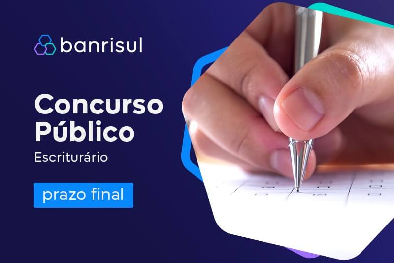 Capa Prazo para inscrições no concurso do Banrisul acaba nesta quarta