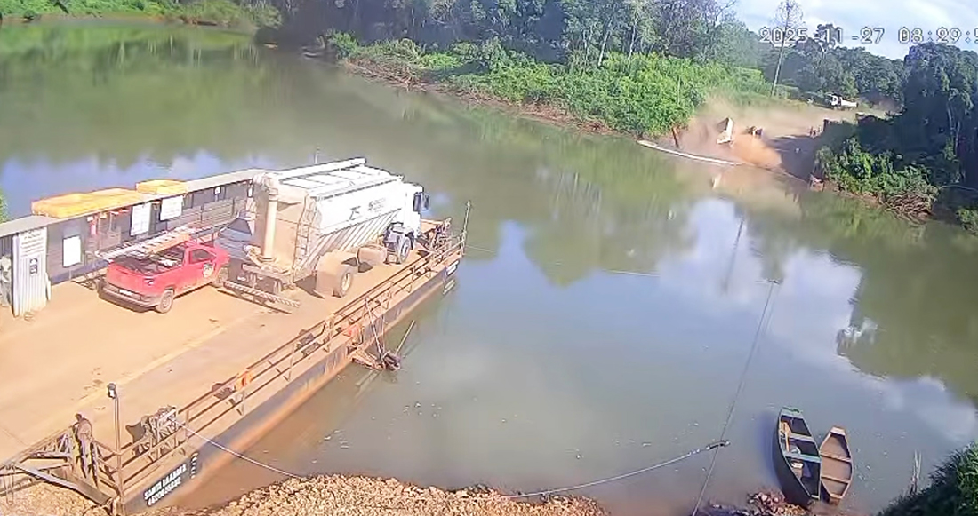 Capa Homem morre após ser atingido por caminhão em estrada de acesso à balsa de Rodeio Bonito