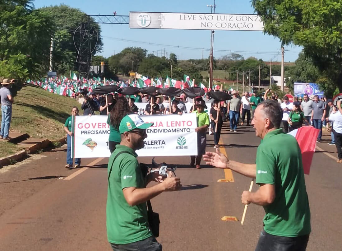 Capa Representantes sindicais do Médio Alto Uruguai participam do 11º Grito de Alerta em São Luiz Gonzaga