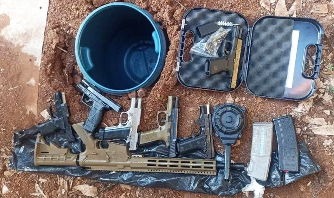 Capa Sete armas são encontradas enterradas em casa abandonada em Erechim