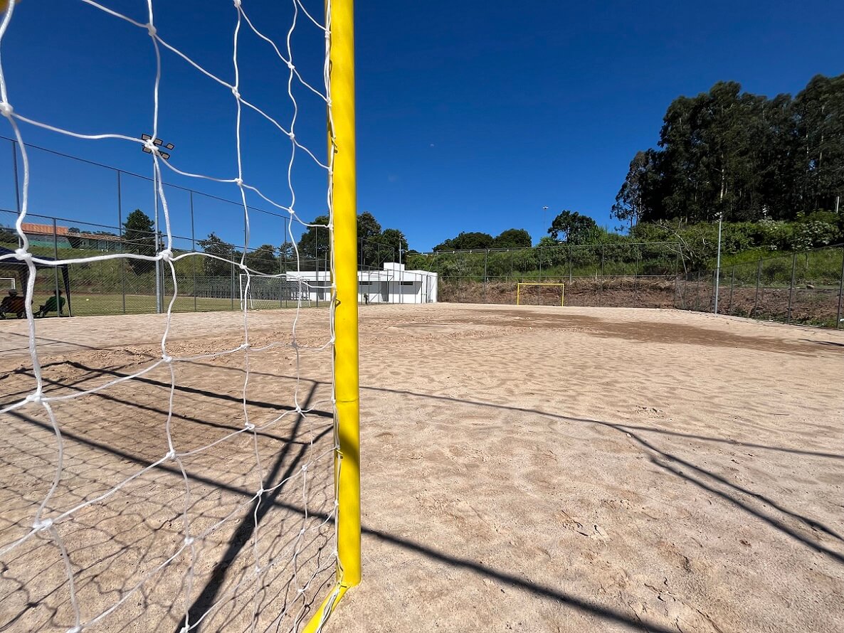 Capa Reservas para uso da quadra de areia no Parque de Exposições estão abertas