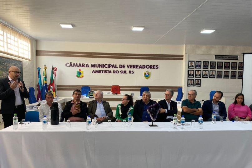Capa Representantes da Secretaria Nacional de Turismo visitam Ametista do Sul e debatem sobre turismo regional