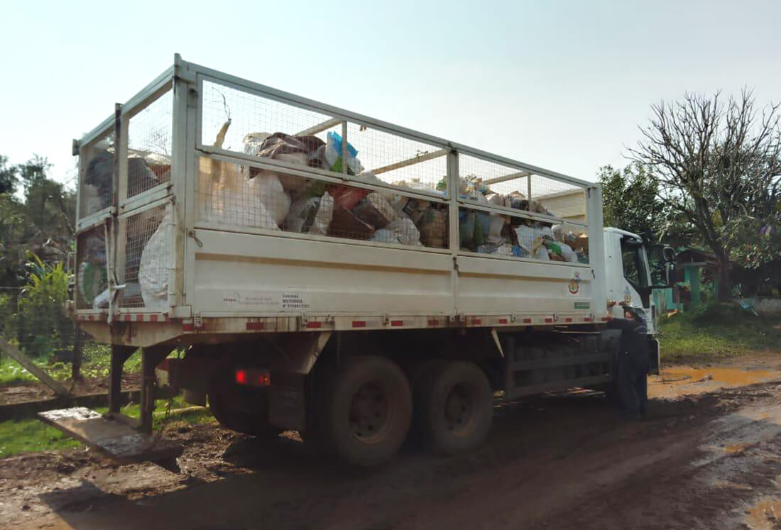 Capa Prefeitura de Seberi realiza nesta semana roteiro de recolhimento de lixo no interior