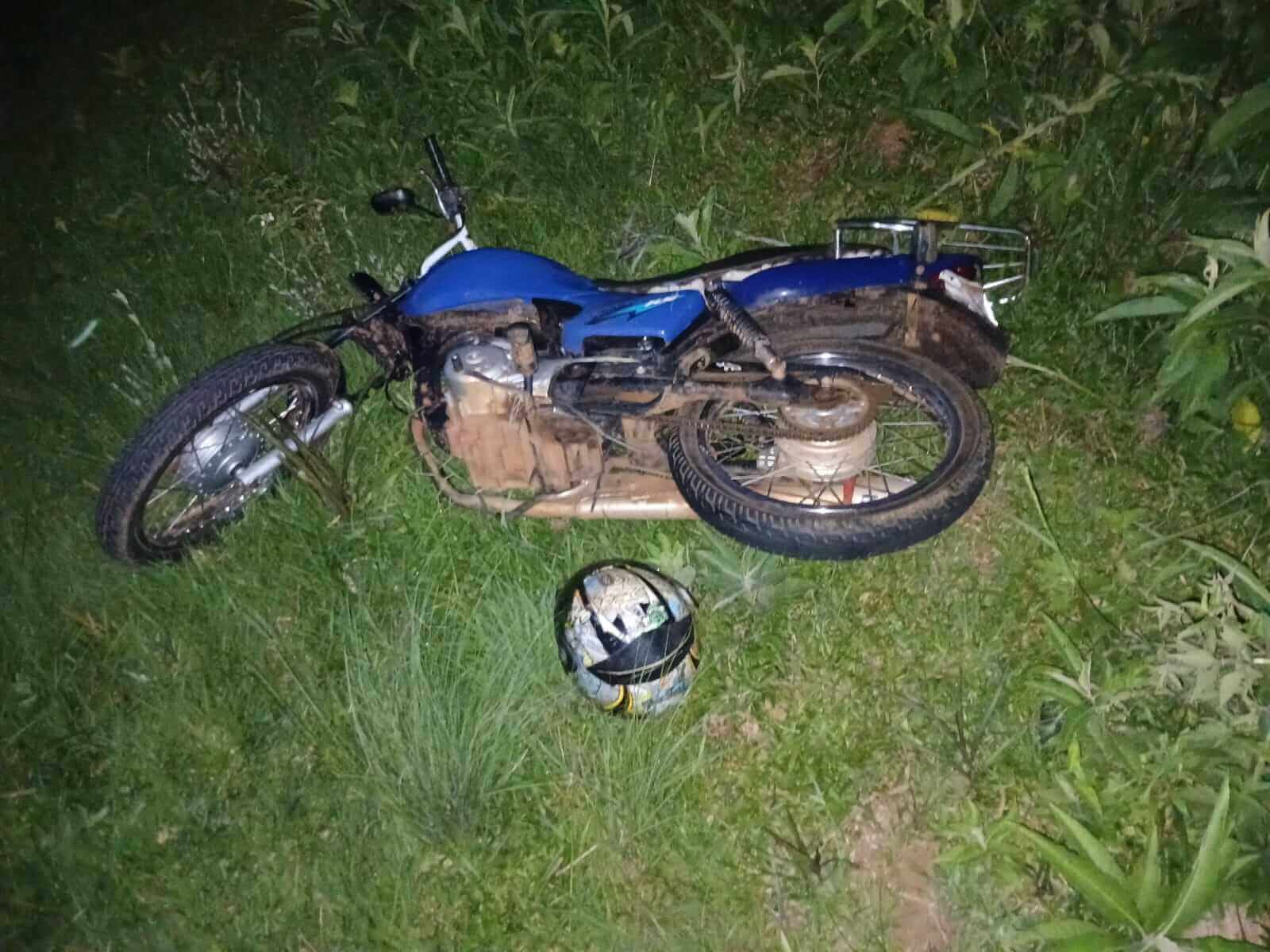 Capa Motociclista fica ferido após saída de pista na ERS 585 entre Erval Seco e Seberi