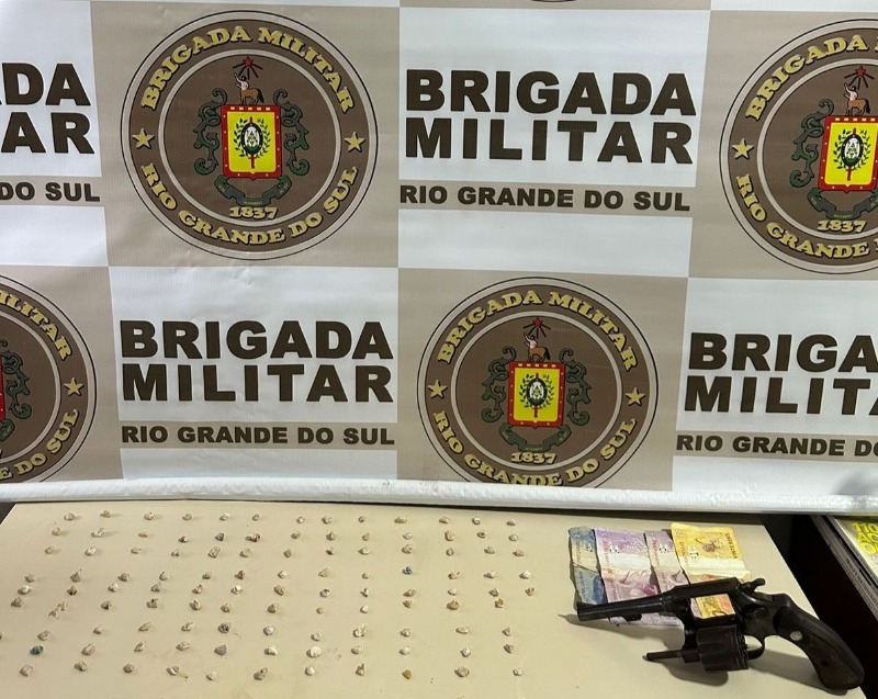 Capa Homem é preso pela BM em Carazinho