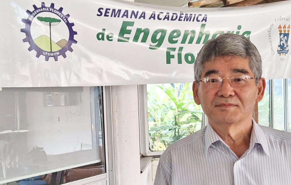 Capa Vencedor do Prêmio Nobel da Paz palestra durante Semana Acadêmica do Curso de Engenharia Florestal da UFSM/FW