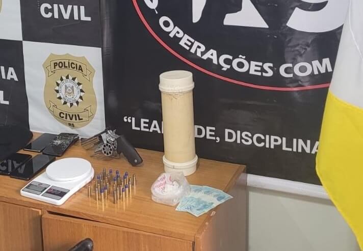 Capa Polícia Civil e Susepe prendem um dos chefes do tráfico de drogas em Três Passos