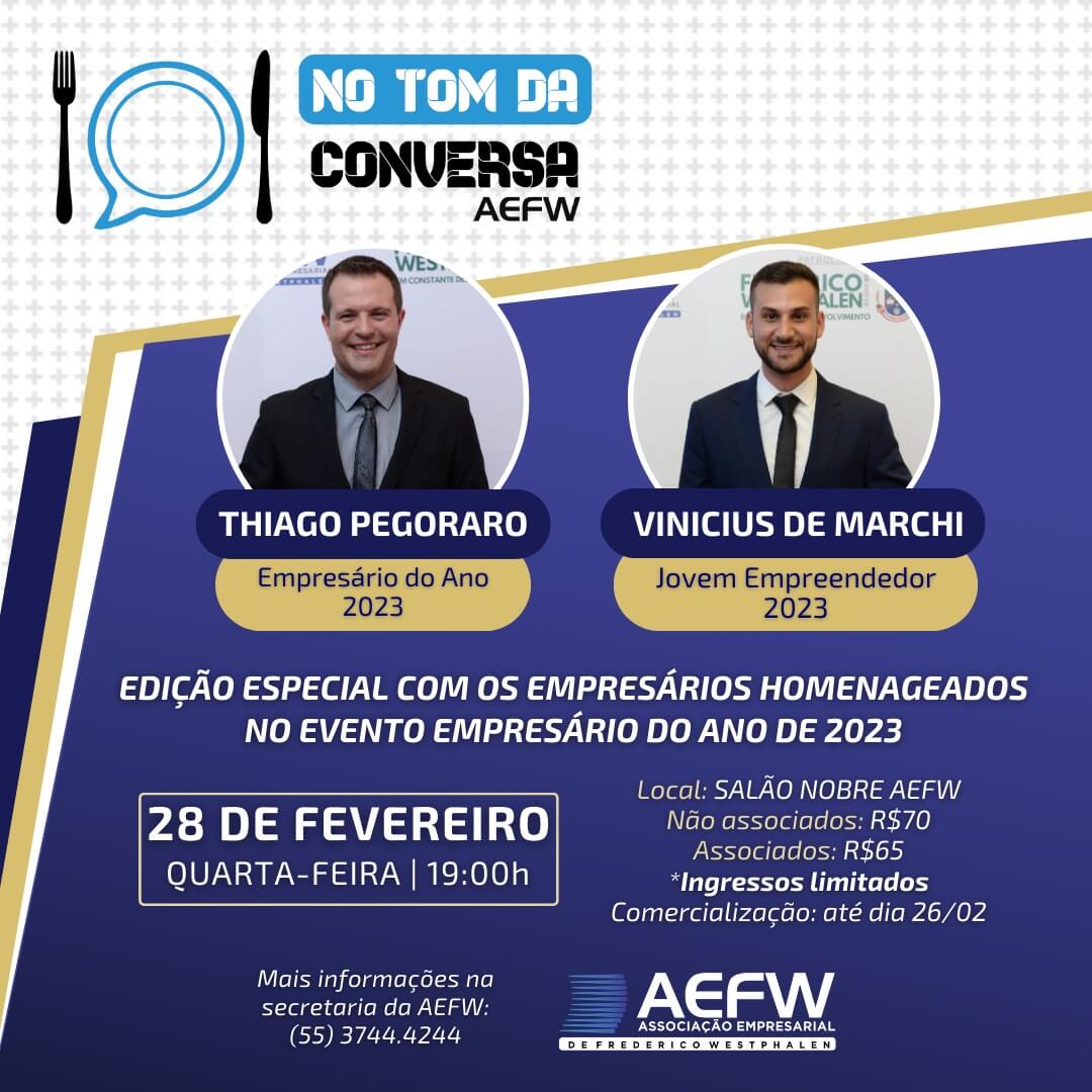 Capa No Tom da Conversa: primeira edição de 2024 acontece na próxima semana