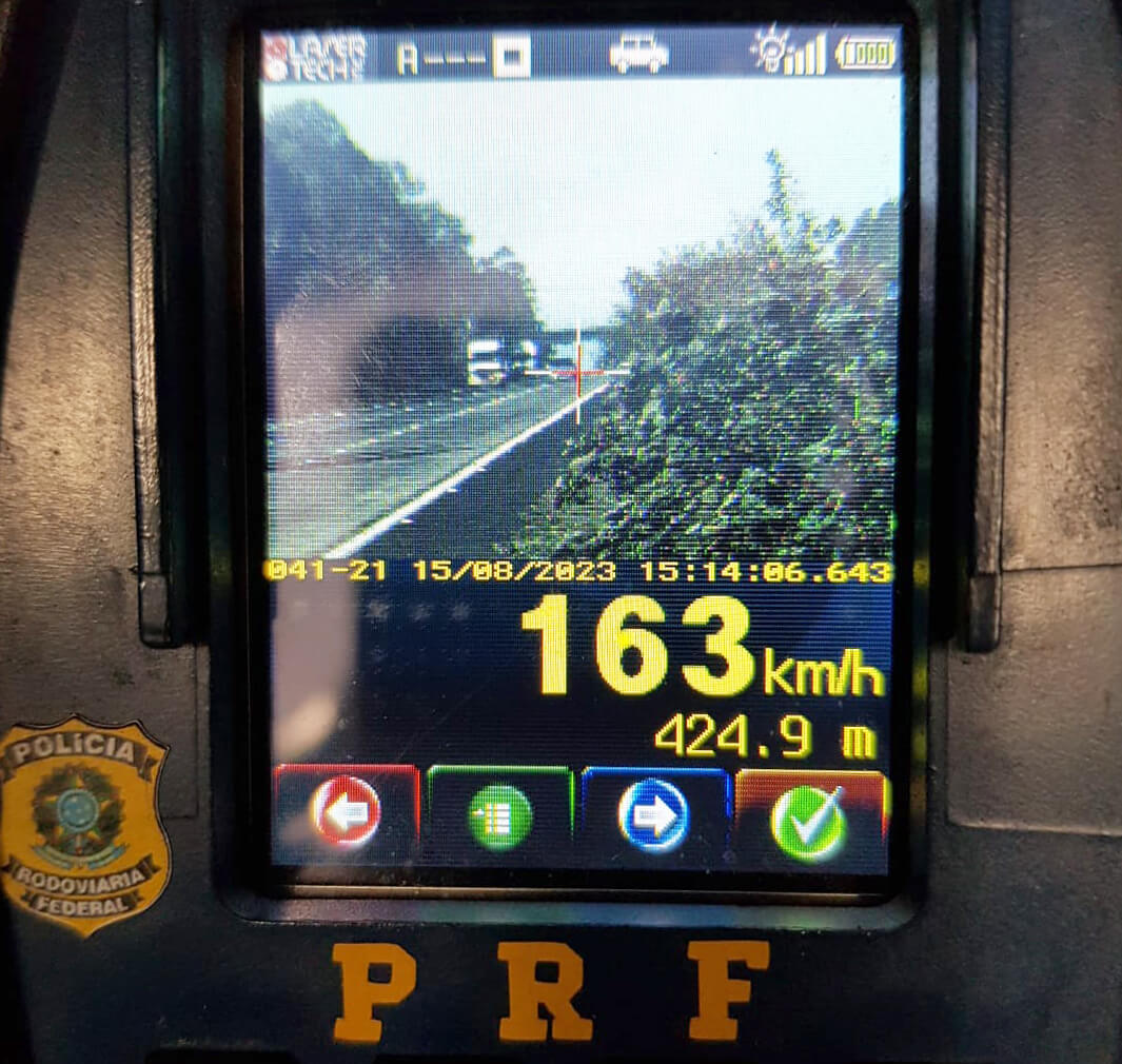 Capa RS registra, Em cinco meses, o equivalente a 83% das ocorrências de excesso de velocidade de todo o ano passado