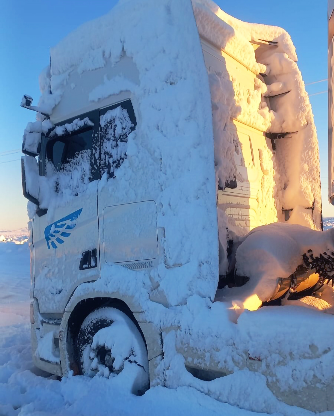 Capa Neve na Cordilheira dos Andes retém caminhões de empresa catarinense na fronteira entre Argentina e Chile
