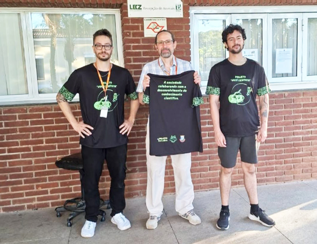 Capa Projeto “Você Cientista” leva registros da fauna do RS ao Instituto Butantan