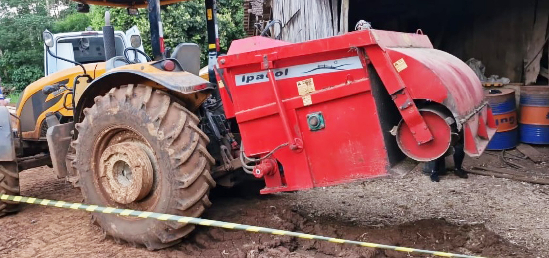 Capa Adolescente morre em acidente com máquina agrícola em Alto Feliz