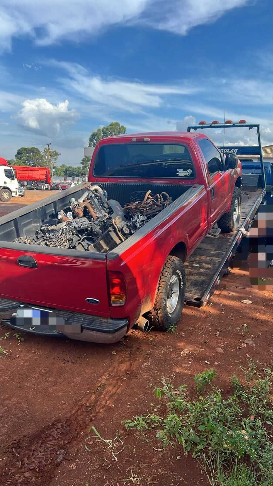 Capa Denúncia leva polícia a recuperar caminhonete com quatro motores descaracterizados em Seberi