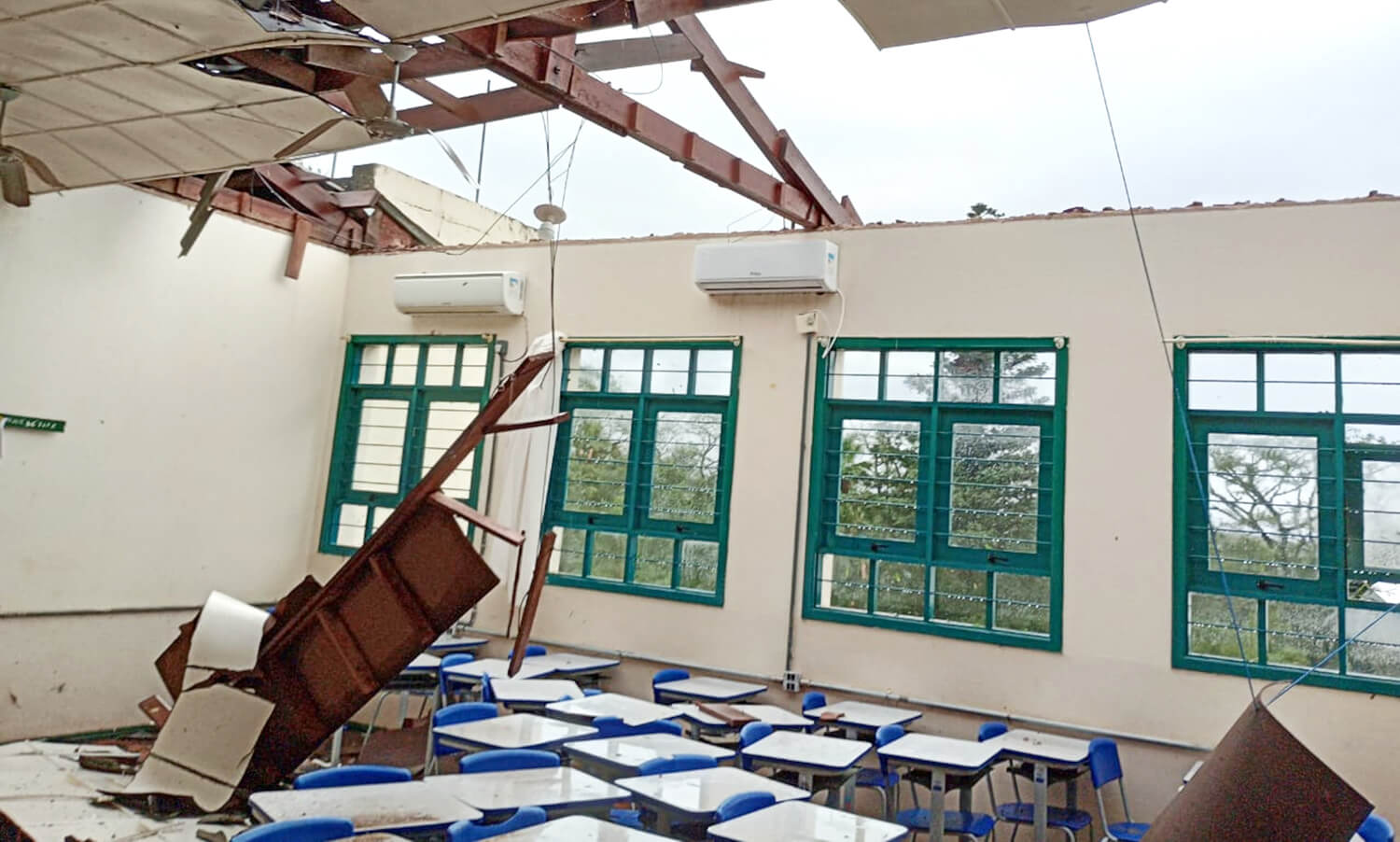 Capa Escolas do campo impactadas pelos temporais ainda sofrem com os prejuízos