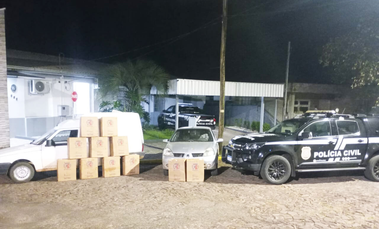 Capa Polícia Civil de Crissiumal apreende 38 caixas de cigarros contrabandeados
