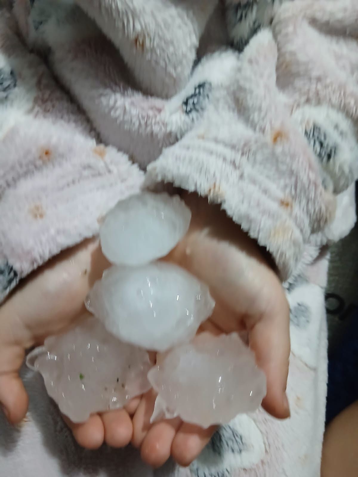 Capa Novo temporal com granizo de grandes proporções danifica residências em Trindade do Sul