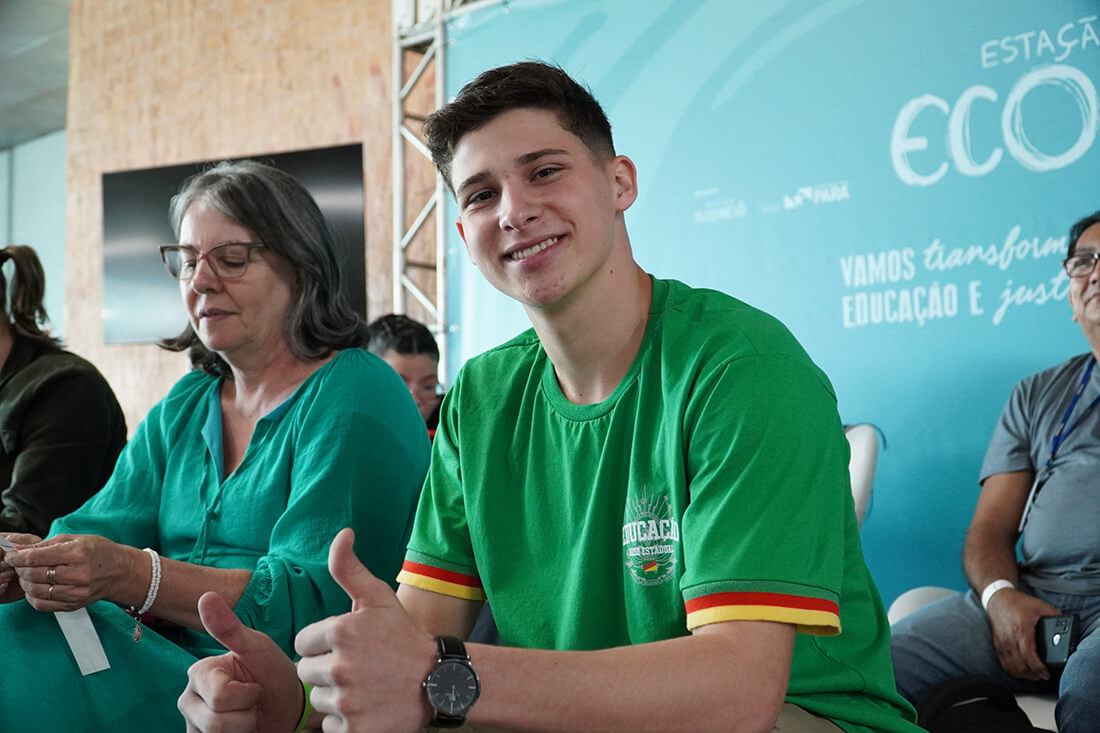 Capa Aluno da 20ª CRE participa da IV Conferência Estadual Infantojuvenil pelo Meio Ambiente, no Pará