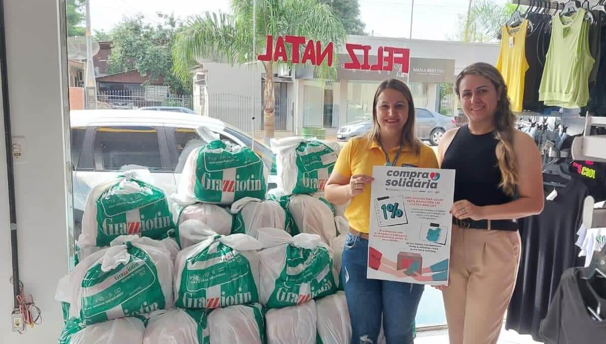 Capa Erval Seco: Por Menos doa 40 cestas básicas à Secretaria de Assistência Social