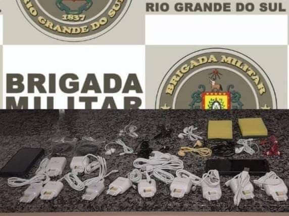 Capa Brigada Militar frustra arremesso de telefones no presídio de Santo Ângelo
