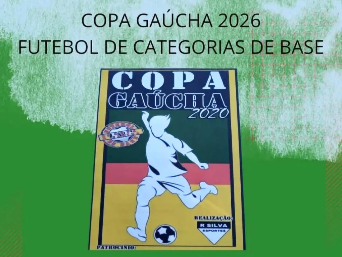 Capa Iraí é confirmada como sede da Copa Gaúcha 2026 de Futebol de Base