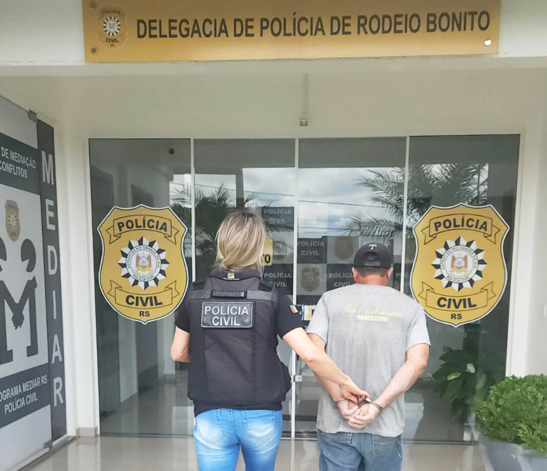 Capa Homem é preso em Cristal do Sul por descumprimento de Medida Protetiva