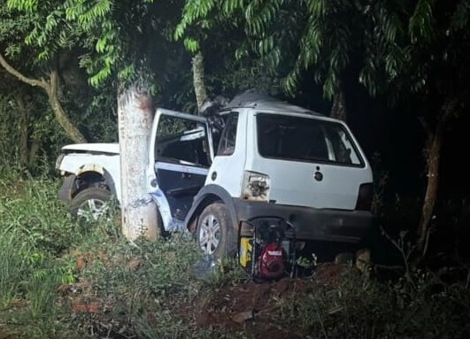 Capa Motorista colide com poste de energia e morre em Palmeira das Missões