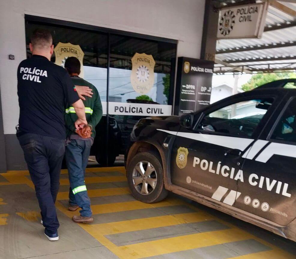 Capa  Homem é preso por tentativa de homicídio e violência doméstica em Frederico Westphalen