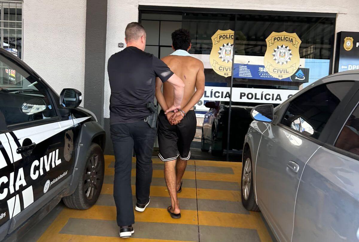 Capa Preso suspeito de diversos furtos no comércio de Frederico Westphalen