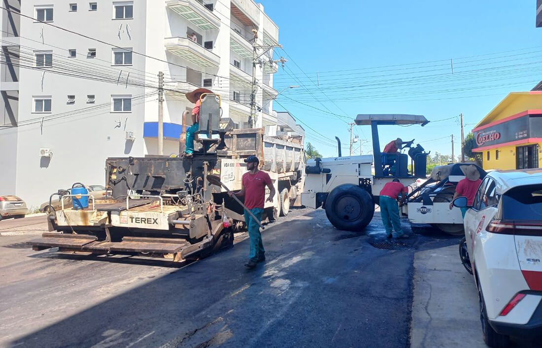 Capa Secretaria de Obras realiza melhorias nas ruas Vicente Dutra e Júlio de Castilhos em Frederico Westphalen