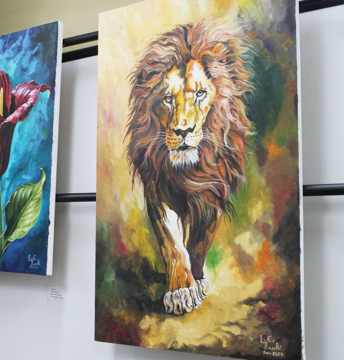 Capa Câmara de Palmeira das Missões recebe exposição de pinturas de Luiz Edson Zucchi