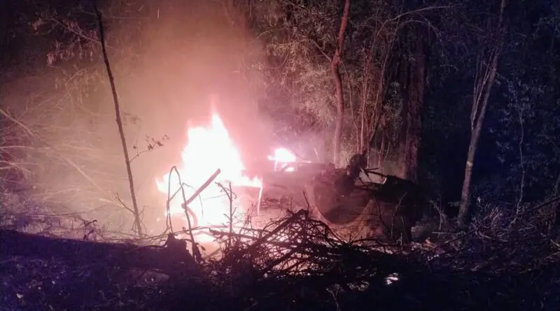 Capa Camionete furtada em Santa Bárbara do Sul é encontrada incendiada em São José das Missões