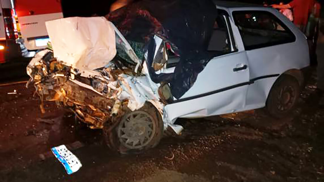 Capa Casal morre em colisão entre dois carros na ERS-344, em Porto Mauá