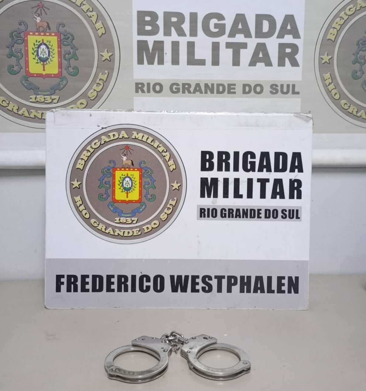 Capa Brigada Militar prende homem por lesão corporal em Frederico Westphalen
