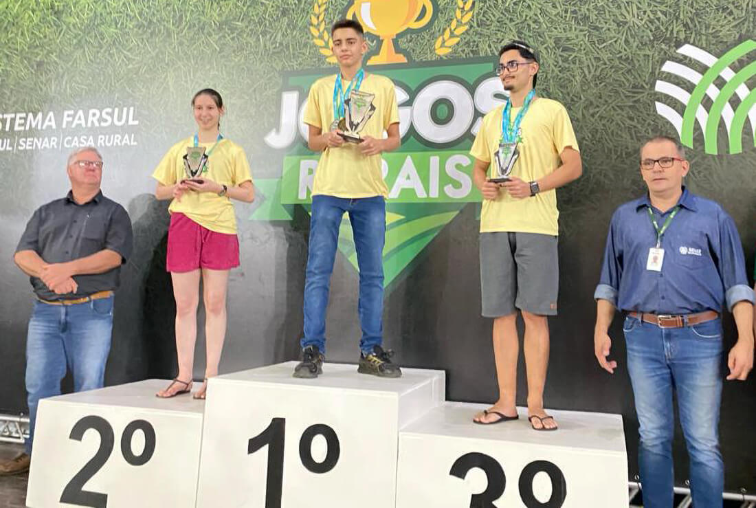 Capa Estudante da 20ª CRE é campeão estadual de Xadrez