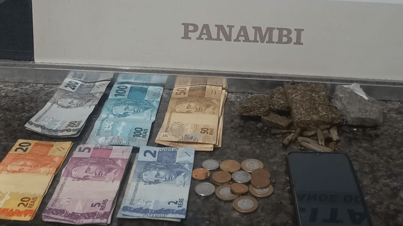 Capa Polícia Militar prende homem por tráfico de drogas em Panambi