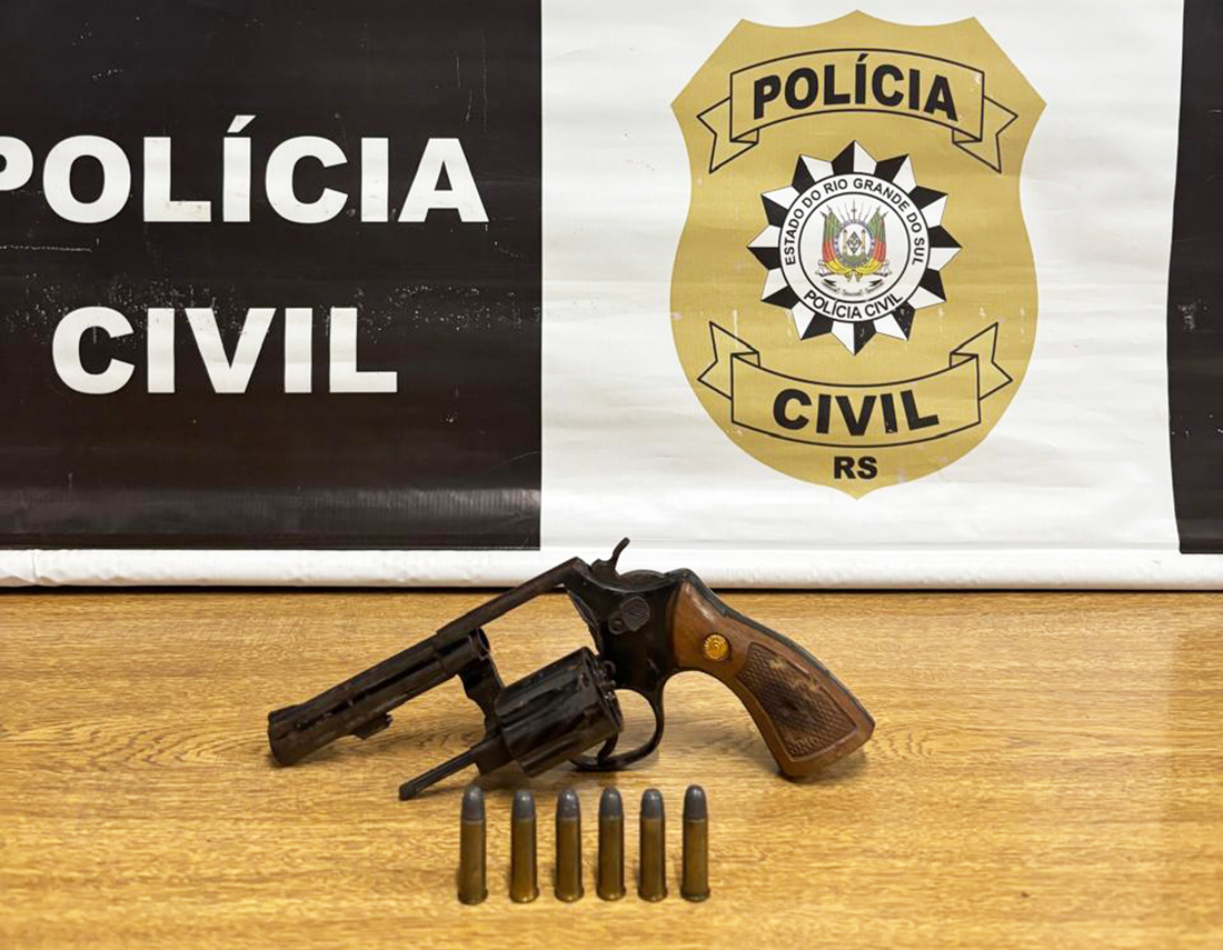 Capa Polícia Civil apreende revólver em Tenente Portela durante ação contra violência doméstica