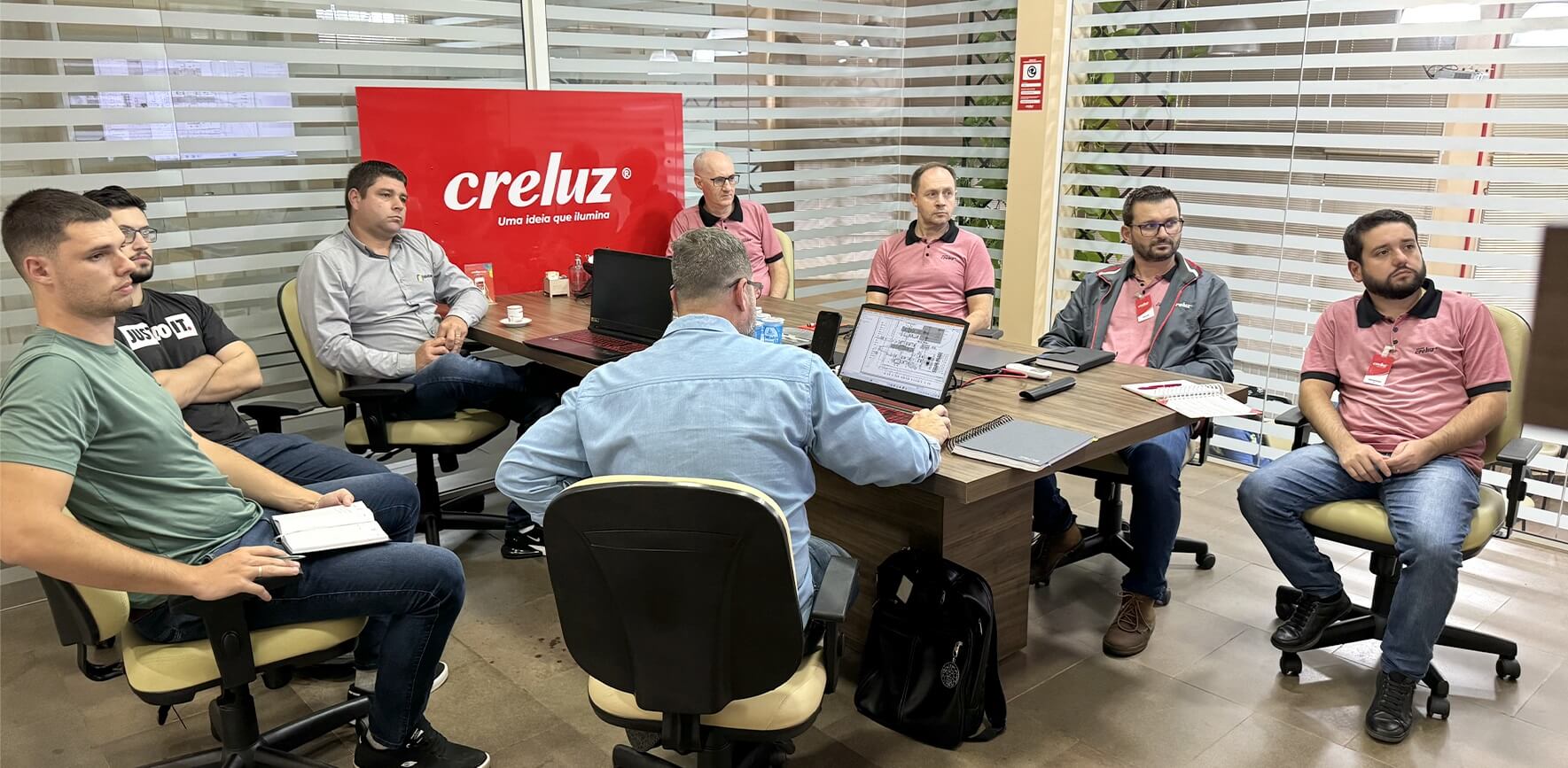 Capa Reunião entre Creluz e empresas executoras marca o início das obras de grande importância para a região