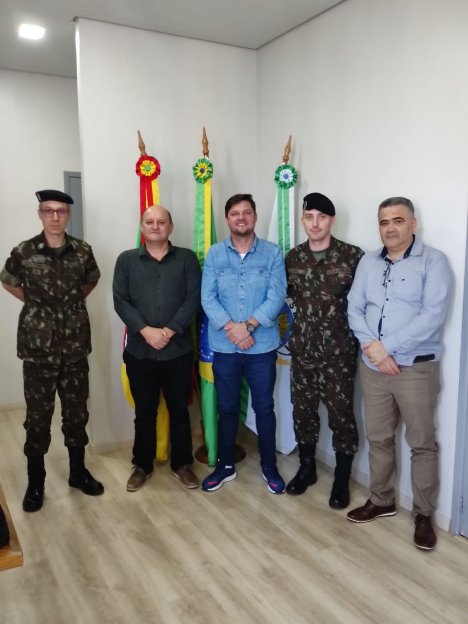 Capa Militares do PRM de Santo Ângelo visitam Seberi