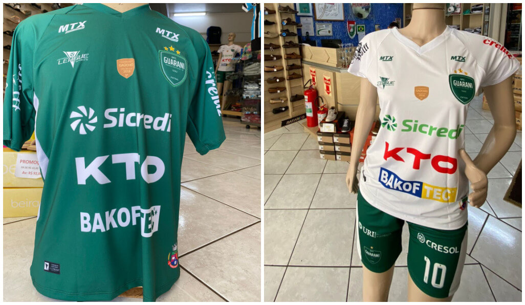 Capa Camisas do Guarani Futsal estão à venda na Marion Sports