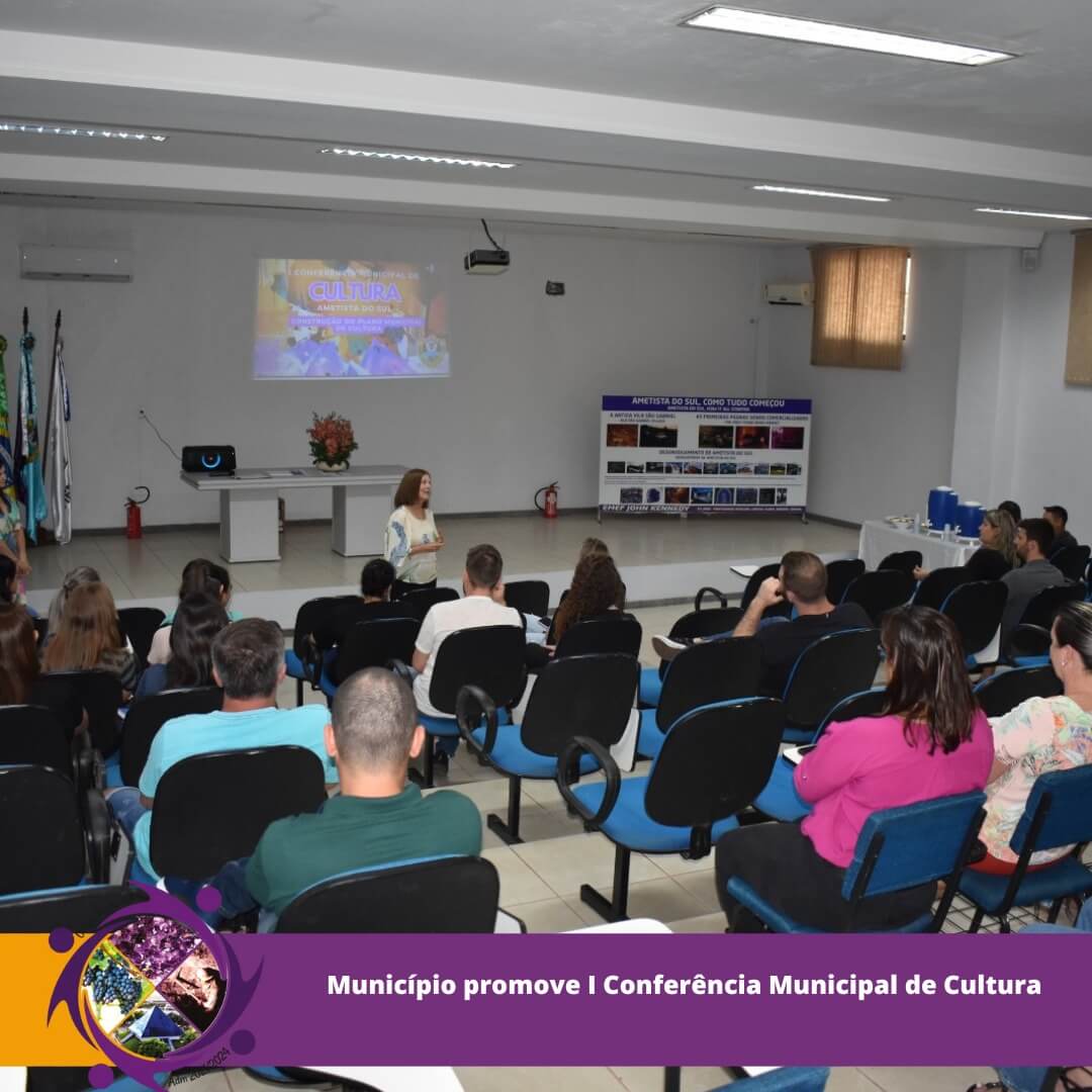 Capa Ametista do Sul promove I Conferência Municipal de Cultura