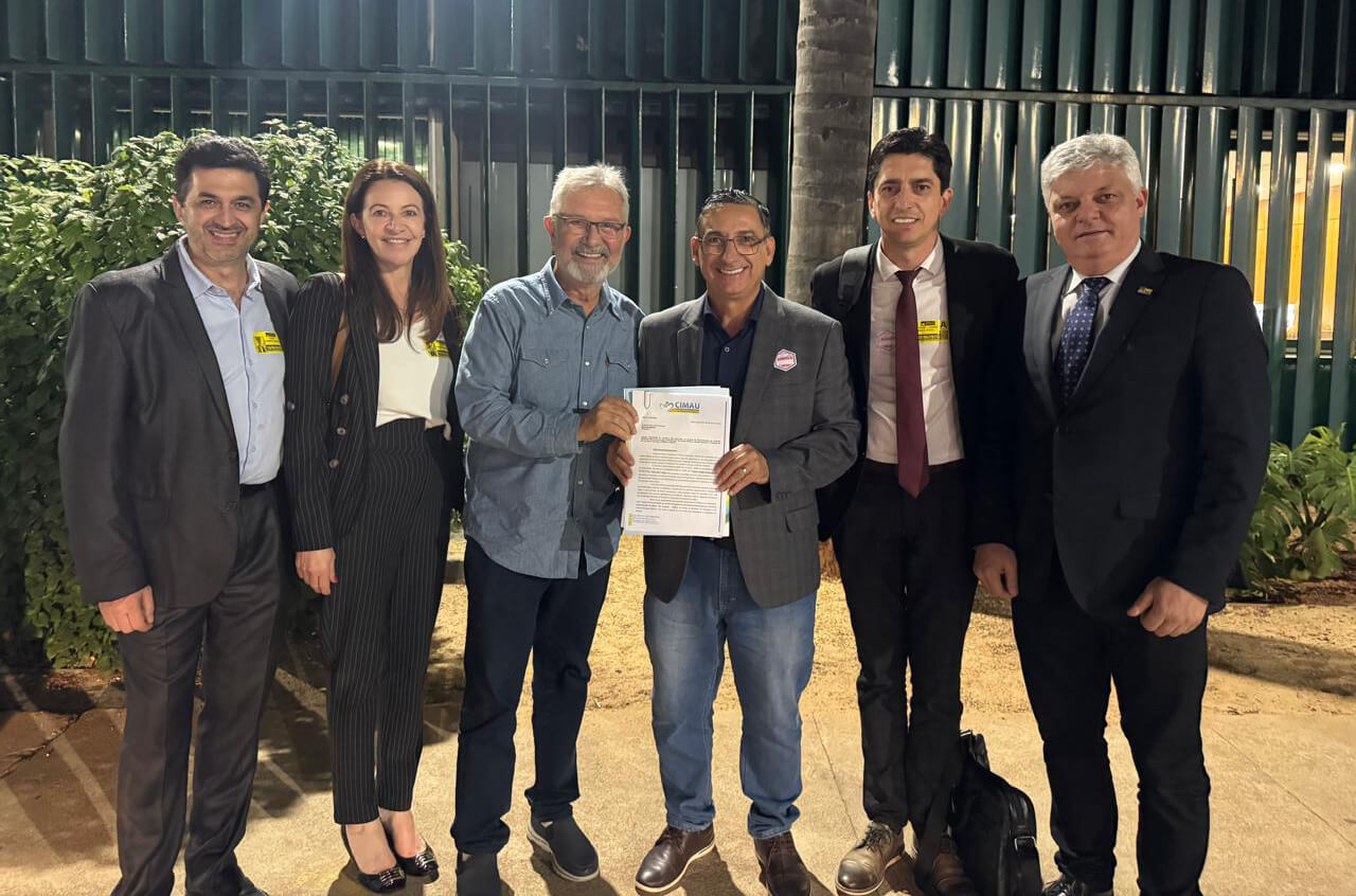 Capa Comitiva de prefeitos busca em Brasília recursos para pavimentação da rodovia entre Trindade do Sul e Rodeio Bonito