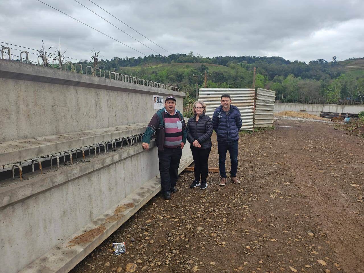 Capa Reconstrução da ponte sobre o Rio da Várzea avança em Rodeio Bonito