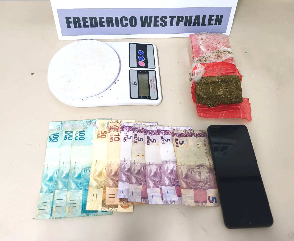 Capa Homem é preso por tráfico de drogas em Frederico Westphalen