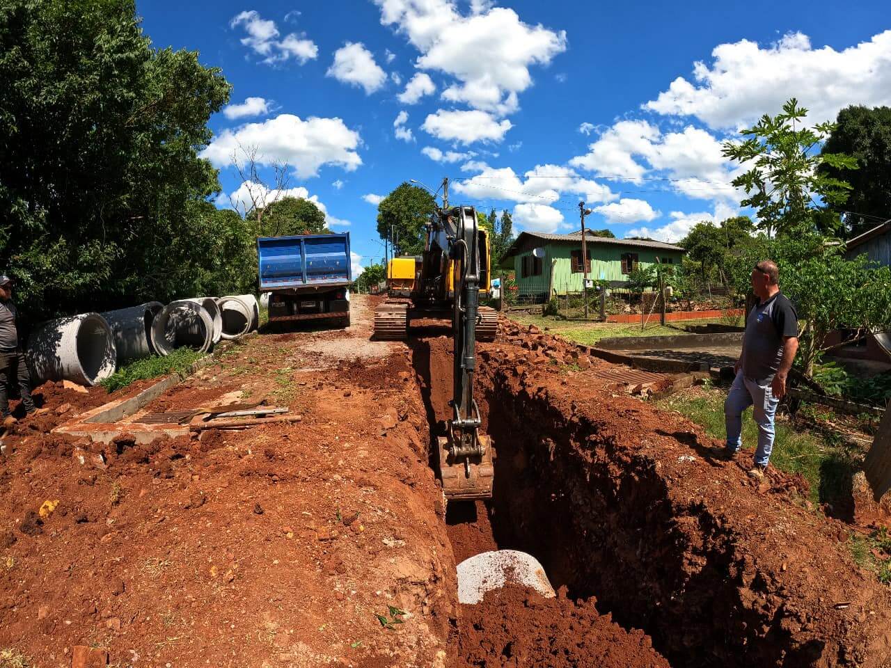 Capa Obras do Projeto Tamandaré seguem avançando em Tenente Portela