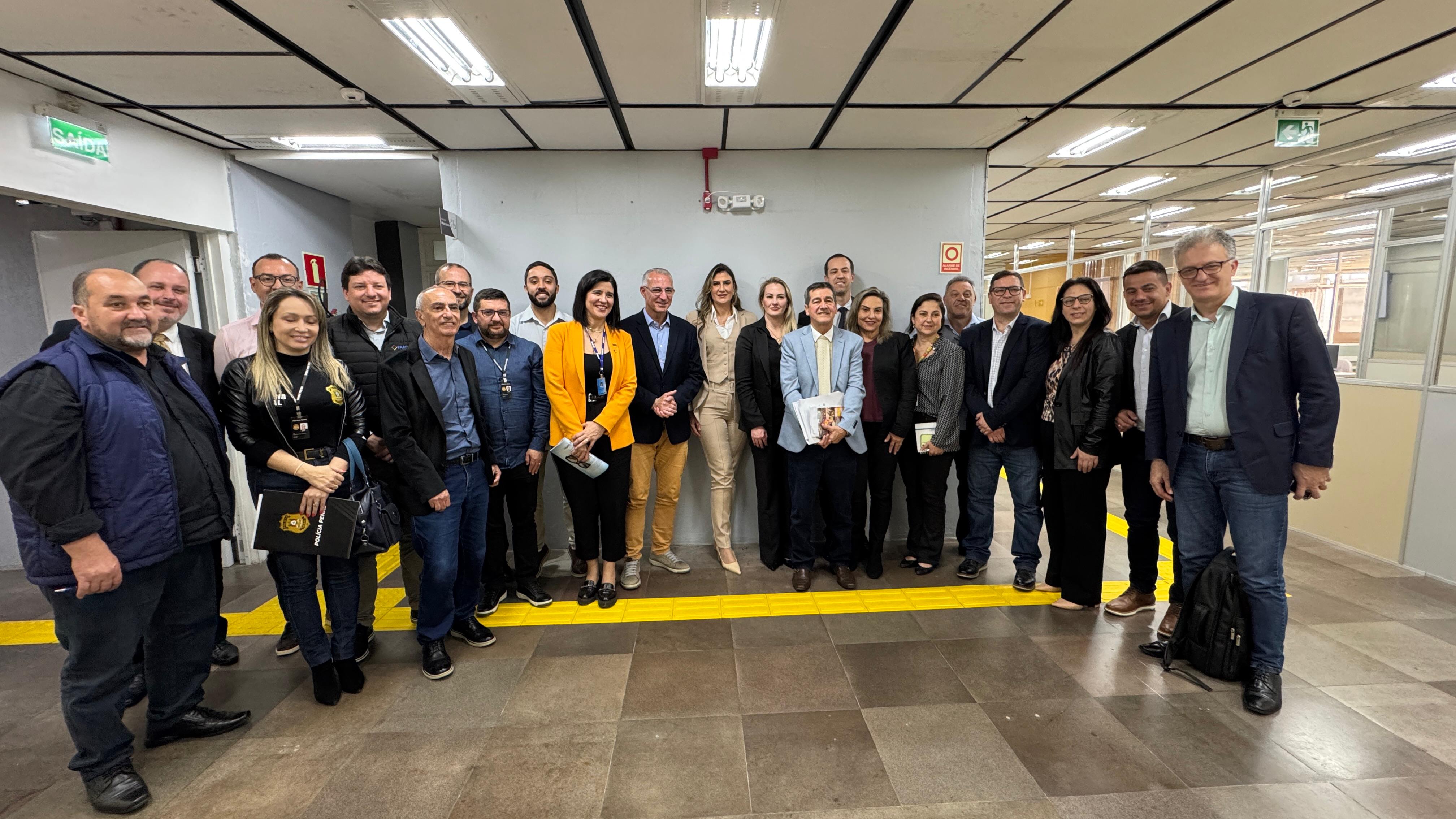 Capa Grupo de trabalho da nova casa prisional em Palmeira das Missões se reúne com o secretário Jorge Pozzobom