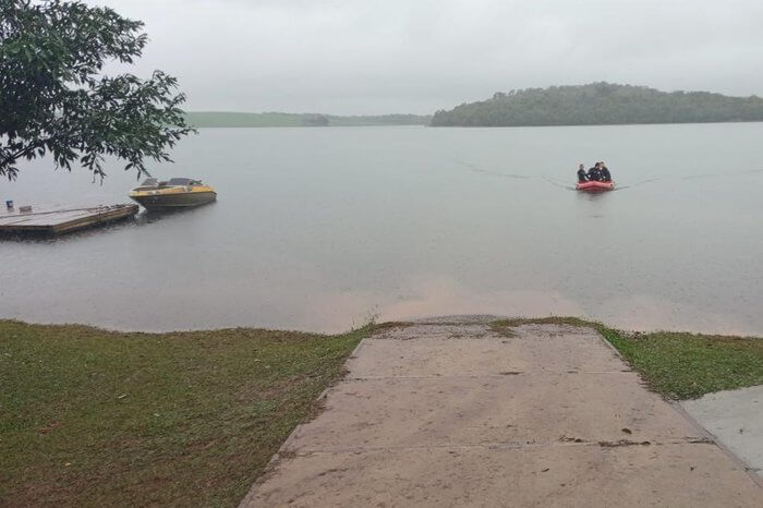 Capa Corpo de policial da reserva que caiu no lago da Usina Hidrelétrica Passo Fundo é encontrado